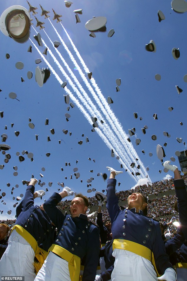 The seniors may also face being fired from the military, getting a letter of reprimand - and could be on the hook to repay the government about $200,000 for their tuition