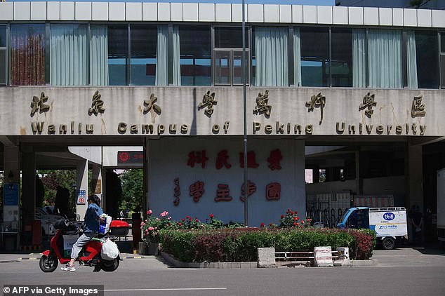 'They've made it so that everyone... must do whatever the government tells you to do, and all your rights and personal freedoms are stripped away,' a student of the university (pictured) told AFP
