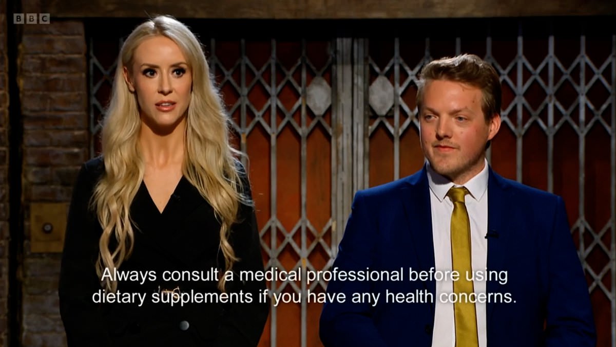 Not learnt your lesson, Dragons’ Den? Couple promotes ‘libido-boosting’ supplements that lack scientific-backing, could just create a ‘placebo effect’ and used personal preference as research