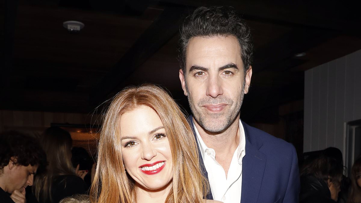 Sacha Baron Cohen seen for FIRST time since split from Isla Fisher was revealed and Rebel Wilson allegations surfaced