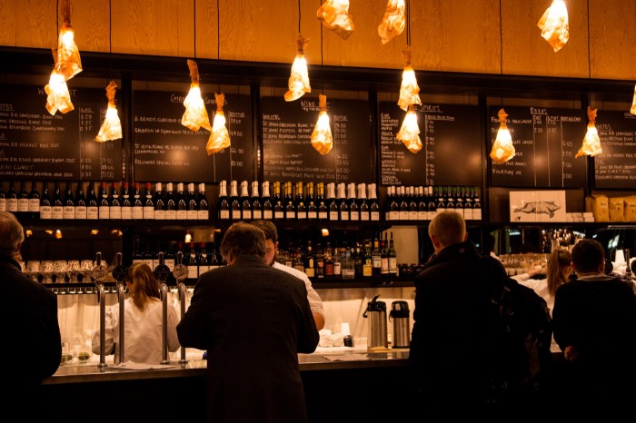Wines at the Bridge Theatre are supplied by St John restaurant