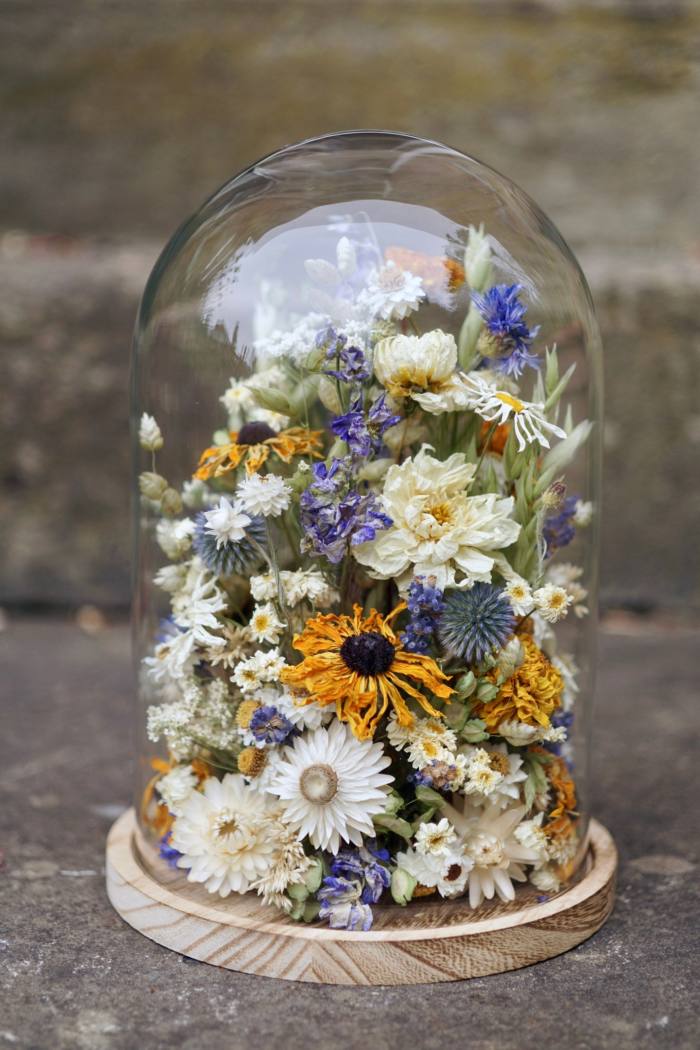Shanna Ludwig’s dried flower dome