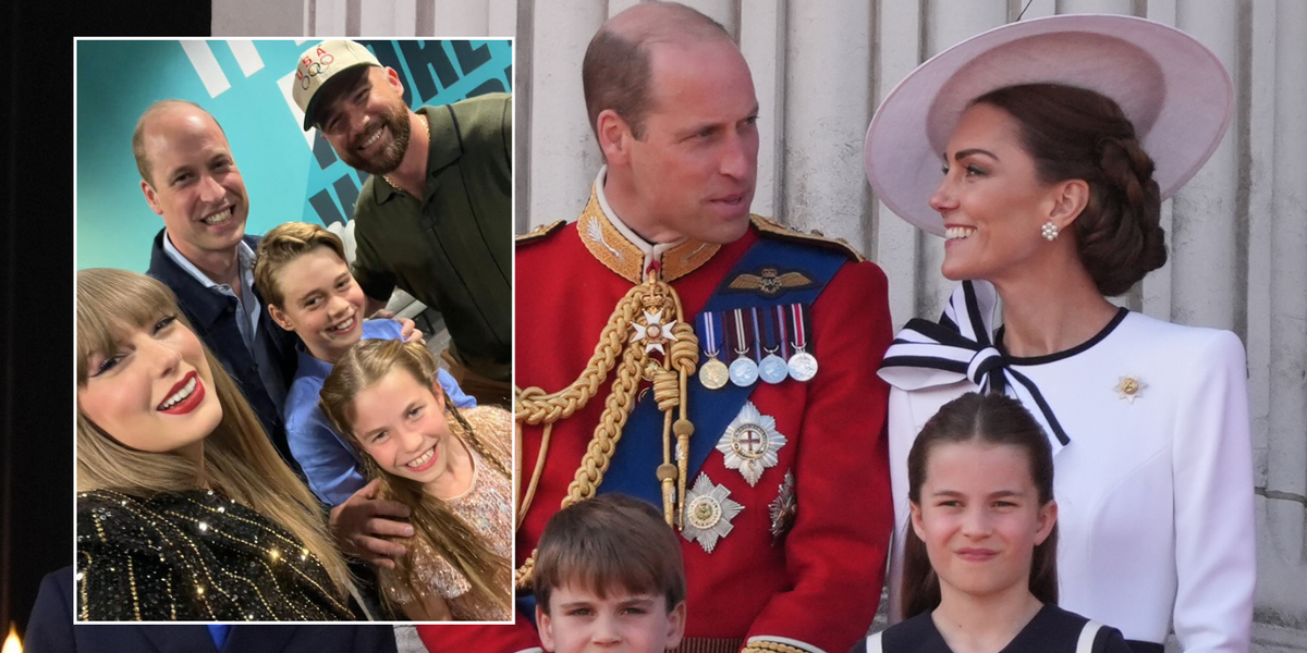 Kate and William’s approach to raising Charlotte applauded by Taylor Swift’s boyfriend after meeting
