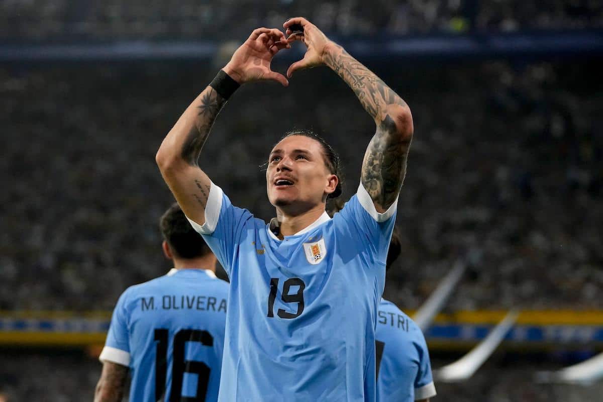 Darwin Nunez makes history with yet another goal in deadly Uruguay display  Liverpool FC