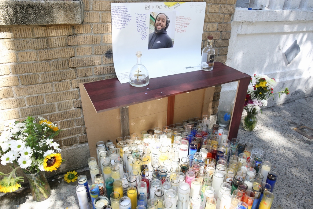 A memorial in The Bronx for Rivers, whose death has led to more calls for the enforcement of Kendra’s Law, which forces potentially violent mentally ill people to receive treatment.