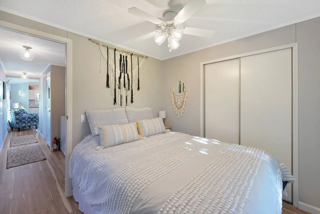One of two bedrooms.