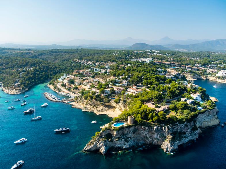 Anton Adanero Guinea was boating off the eastern side of the island of Majorca when the waterspouts were created,