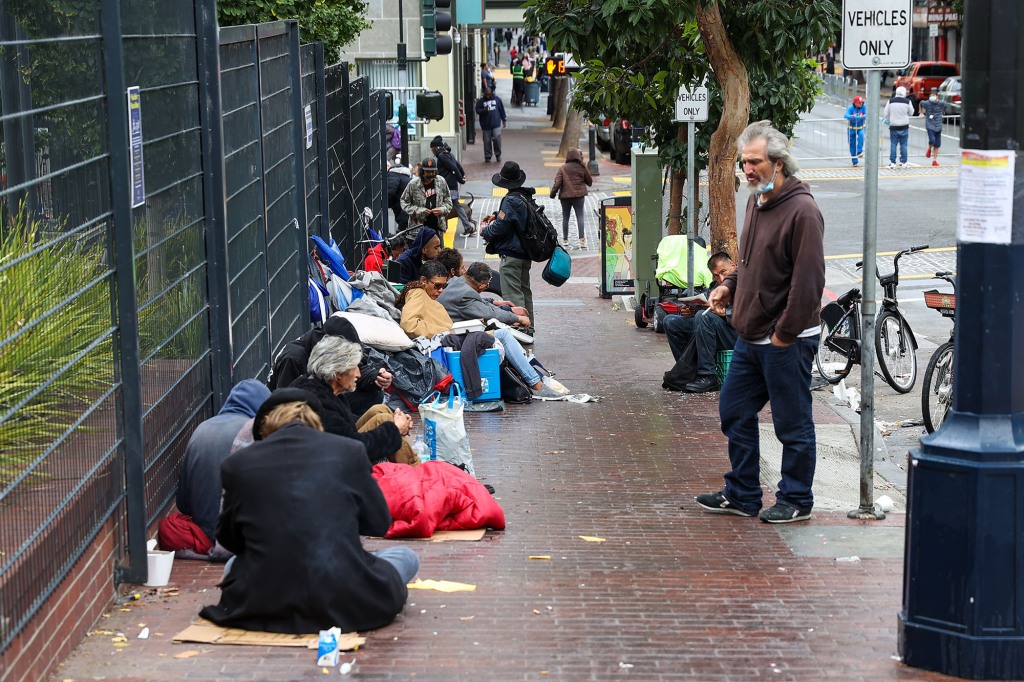 Homeless encampments filled with drug addicts and human waste have become a common sight in the Tenderloin District of San Francisco under Newsom’s tenure.